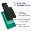 Θήκη Kwmobile για Samsung Galaxy S21, Πράσινη, Σιλικόνη, KWM000012BT077C