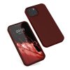 Θήκη Kwmobile για Apple iPhone 13 Mini, Σκούρο Κόκκινο, Σιλικόνη, KWM000013OU058C