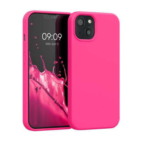 Θήκη Kwmobile για Apple iPhone 13, Ροζ, Σιλικόνη, KWM000013OV097C