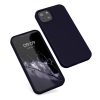 Θήκη Kwmobile για Apple iPhone 13, Σκούρο μπλε, Σιλικόνη, KWM000013OV100C