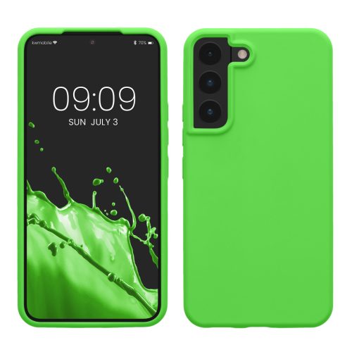 Θήκη Kwmobile για Samsung Galaxy S22, Πράσινη, Σιλικόνη, KWM000014GR073C
