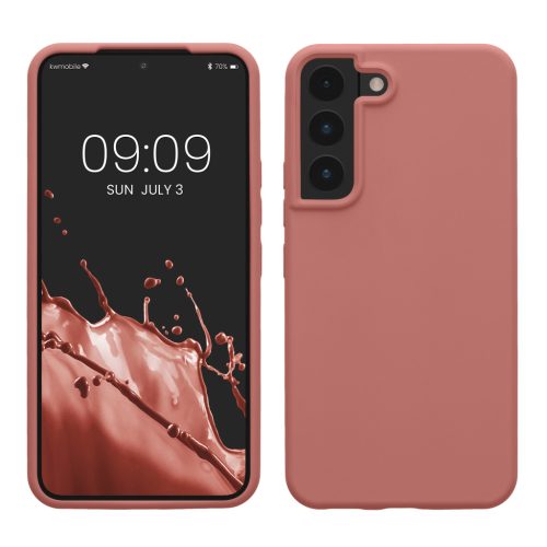 Θήκη Kwmobile για Samsung Galaxy S22, Ροζ, Σιλικόνη, KWM000014GR074C