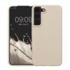 Θήκη Kwmobile για Samsung Galaxy S22, Κρεμ, Σιλικόνη, KWM000014GR076C
