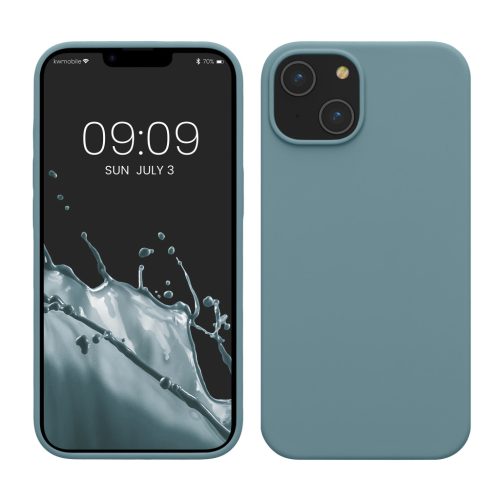 Θήκη Kwmobile για Apple iPhone 14, Πράσινη, Σιλικόνη, KWM000016NI045C