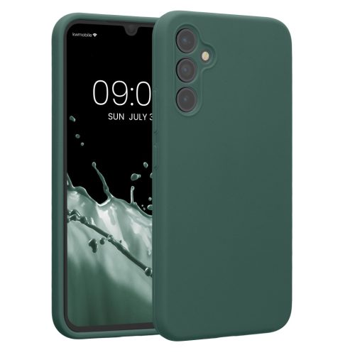 Θήκη Kwmobile για Samsung Galaxy A34 5G, Πράσινη, Σιλικόνη, KWM000018GC053C