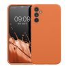 Θήκη Kwmobile για Samsung Galaxy A34 5G, Πορτοκαλί, Σιλικόνη, KWM000018GC058C