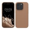 Θήκη Kwmobile για Apple iPhone 15 Pro, Κρεμ, Σιλικόνη, KWM000020CC030C