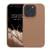 Θήκη Kwmobile για Apple iPhone 15 Pro, Κρεμ, Σιλικόνη, KWM000020CC030C