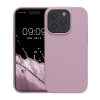 Θήκη Kwmobile για Apple iPhone 15 Pro, Ανοιχτό Μωβ, Σιλικόνη, KWM000020CC031C