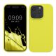 Θήκη Kwmobile για Apple iPhone 15 Pro, Κίτρινη, Σιλικόνη, KWM000020CC032C
