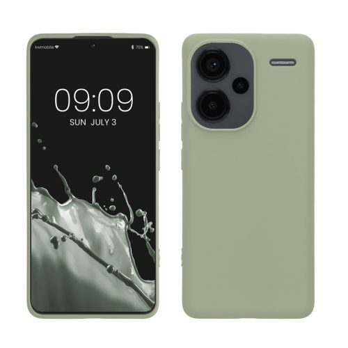 Θήκη Kwmobile για Xiaomi Redmi Note 13 Pro Plus 5G, Ανοιχτό Πράσινο, Σιλικόνη, KWM000020KI005C