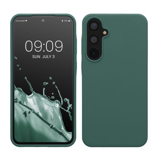 Θήκη Kwmobile για Samsung Galaxy A55 5G, Πράσινη, Σιλικόνη, KWM000021ME021C