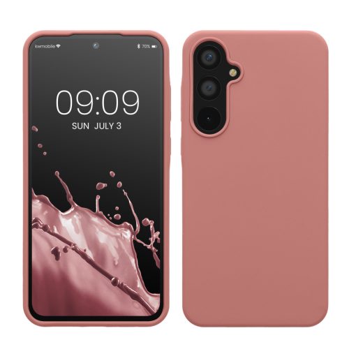 Θήκη Kwmobile για Samsung Galaxy A55 5G, Ροζ, Σιλικόνη, KWM000021ME022C
