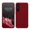 Θήκη Kwmobile για Samsung Galaxy A55 5G, Κόκκινη, Σιλικόνη, KWM000021ME023C
