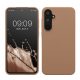 Θήκη Kwmobile για Samsung Galaxy A55 5G, Κρεμ, Σιλικόνη, KWM000021ME025C