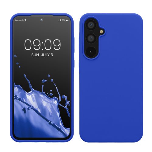 Θήκη Kwmobile για Samsung Galaxy A55 5G, Μπλε, Σιλικόνη, KWM000021ME026C