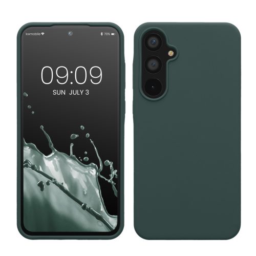 Θήκη Kwmobile για Samsung Galaxy A55 5G, Πράσινη, Σιλικόνη, KWM000021ME029C