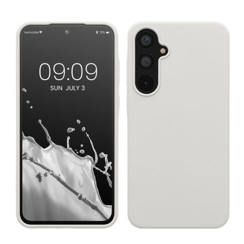Θήκη Kwmobile για Samsung Galaxy A55 5G, Λευκή, Σιλικόνη, KWM000021ME030C