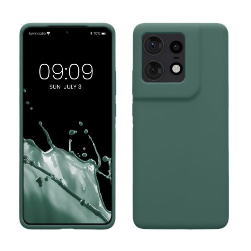 Θήκη Kwmobile για Motorola Edge 50 Pro, Πράσινη, Σιλικόνη, KWM000022SN004C