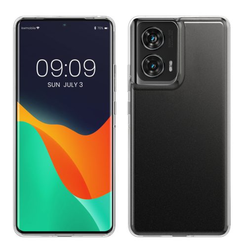 Θήκη Kwmobile για Motorola Edge 50 Fusion, Διαφανής, Σιλικόνη, KWM000022SP001C