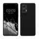 Θήκη Kwmobile για Motorola Edge 50 Fusion, Μαύρη, Σιλικόνη, KWM000022SQ001C