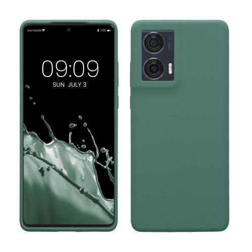 Θήκη Kwmobile για Motorola Edge 50 Fusion, Πράσινη, Σιλικόνη, KWM000022SQ002C