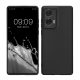 Θήκη Kwmobile για Motorola Edge 50 Fusion, Μαύρη, Σιλικόνη, KWM000022SR001C