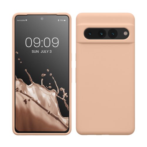 Θήκη Kwmobile για Google Pixel 7 Pro, Κρεμ, Σιλικόνη, KWM0000171J045C