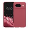 Θήκη Kwmobile για Google Pixel 8, Σκούρο ροζ, Σιλικόνη, KWM000020JF026C