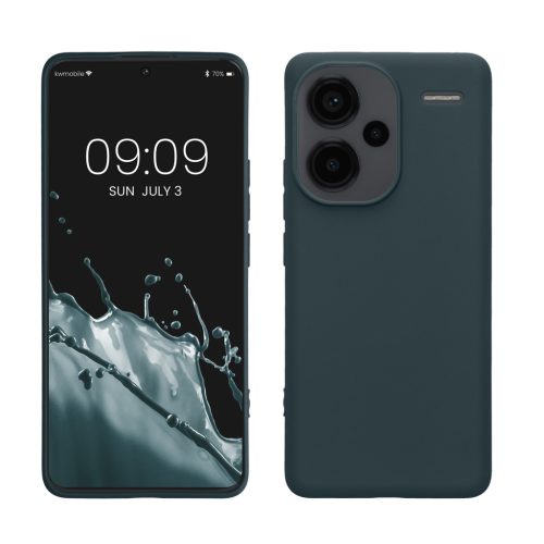 Θήκη Kwmobile για Xiaomi Redmi Note 13 Pro Plus 5G, Σκούρο πράσινο, Σιλικόνη, KWM000020KI007C