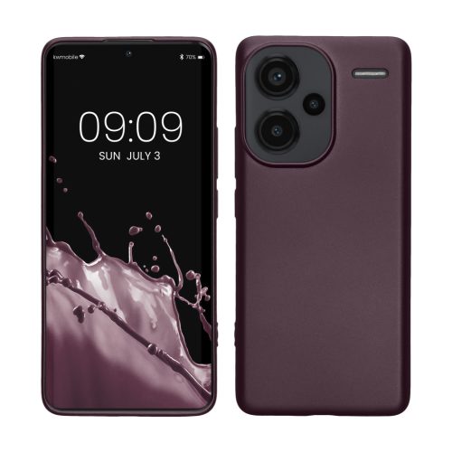 Θήκη Kwmobile για Xiaomi Redmi Note 13 Pro Plus 5G, Σκούρο Μωβ, Σιλικόνη, KWM000020KJ007C