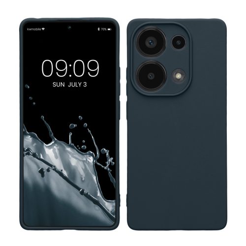 Θήκη Kwmobile για Xiaomi Redmi Note 13 Pro, Σκούρο πράσινο, Σιλικόνη, KWM000020LY013C