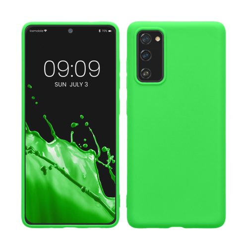 Θήκη Kwmobile για Samsung Galaxy S20 FE, Πράσινη, Σιλικόνη, KWM0000121L063C