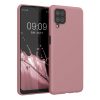 Θήκη Kwmobile για Samsung Galaxy A12, ανοιχτό ροζ, σιλικόνη, KWM000012BL063C