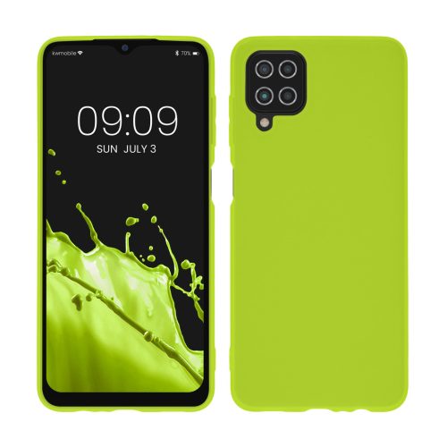 Θήκη Kwmobile για Samsung Galaxy A12, Πράσινη, Σιλικόνη, KWM000012BL064C