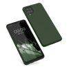 Θήκη Kwmobile για Samsung Galaxy A12, Σκούρο Πράσινο, Σιλικόνη, KWM000012BL066C