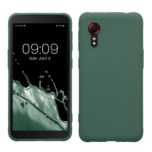 Θήκη Kwmobile για Samsung Galaxy Xcover 5, Πράσινη, Σιλικόνη, KWM000012NV033C