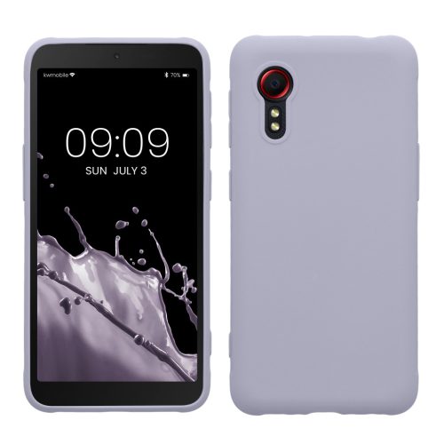 Θήκη Kwmobile για Samsung Galaxy Xcover 5, Ανοιχτό Μωβ, Σιλικόνη, KWM000012NV034C