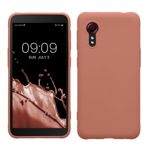 Θήκη Kwmobile για Samsung Galaxy Xcover 5, Ροζ, Σιλικόνη, KWM000012NV036C