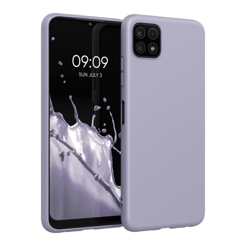 Θήκη Kwmobile για Samsung Galaxy A22 5G, Ανοιχτό Μωβ, Σιλικόνη, KWM0000138D036C