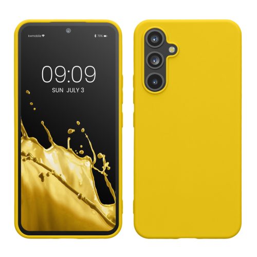 Θήκη Kwmobile για Samsung Galaxy A54 5G, Κίτρινη, Σιλικόνη, KWM000018FR038C
