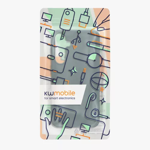 Θήκη Kwmobile για Samsung Galaxy A55 5G, Πράσινη, Σιλικόνη, KWM000021MG016C