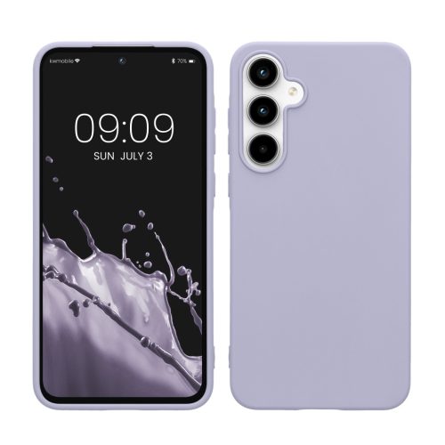Θήκη Kwmobile για Samsung Galaxy A55 5G, Ανοιχτό Μωβ, Σιλικόνη, KWM000021MG020C