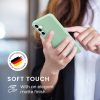 Θήκη Kwmobile για Samsung Galaxy A55 5G, ανοιχτό πράσινο, σιλικόνη, KWM000021MG021C