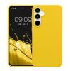 Θήκη Kwmobile για Samsung Galaxy A55 5G, Κίτρινη, Σιλικόνη, KWM000021MG023C