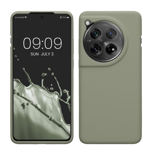 Θήκη Kwmobile για OnePlus 12, ανοιχτό πράσινο, σιλικόνη, KWM000022QC007C