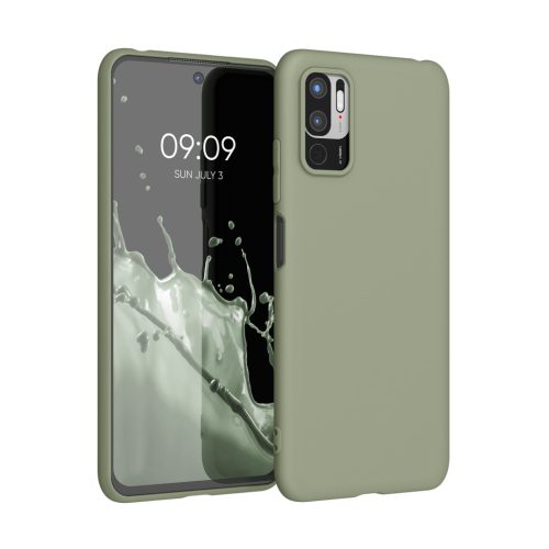 Θήκη Kwmobile για Xiaomi Redmi Note 10 5G, Ανοιχτό Πράσινο, Σιλικόνη, KWM000012ZM028C