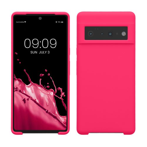 Θήκη Kwmobile για Google Pixel 6 Pro, ροζ, σιλικόνη, KWM000013OI050C
