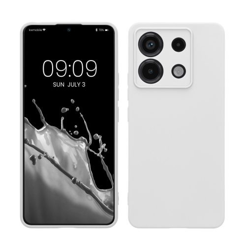 Θήκη Kwmobile για Xiaomi Redmi Note 13 Pro 5G, Λευκή, Σιλικόνη, KWM000020LD025C