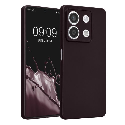 Θήκη Kwmobile για Xiaomi Redmi Note 13, Σκούρο Μωβ, Σιλικόνη, KWM000020LL008C